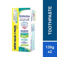 Systema Advance Toothpaste Extra Gum Protection Super Value 130g x 2s