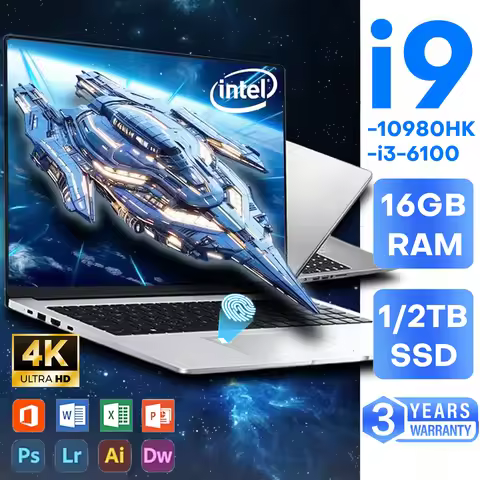 Intel i9 15.6" Windows 11 Laptop Computer Intel Core i9 10980HK 16GB 1TB Laptops Office Computer Fin