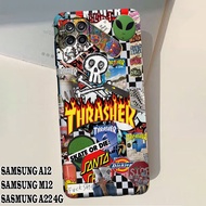 Soft Case Samsung A12 Samsung M12/ Samsung A22 4G Softcase Pro Camera Softcase Flexible - F70