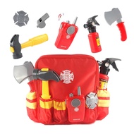 [BBNS] 7Pieces Cosplay Firefighter Costume Fireman Suit Enlightenment for Kids