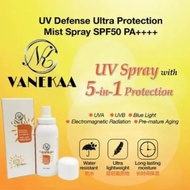 Vanekaa UV Defence Ultra Protection UV Sunscreen Sunblock Sun Spray With 5 In 1 Protection SPF50 PA+