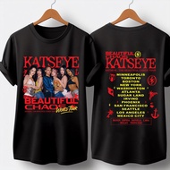 Retro Katseye The Beautiful Chaos Tour T-shirt Katseye Kpop Tee Katseye Gnarly Gabriela Shirt Katsey