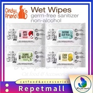 Cindy & Friend Wet Tissue/Pet Wipes( 70 Sheets )/ MEISHIYU PETS WET WIPES 80 PCS/Tin Bottle Design W