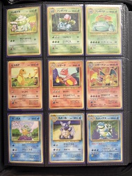 1996初代舊背151 全齊！ ptcg psa Japanese Pokemon Card 噴火龍 比卡超 夢夢