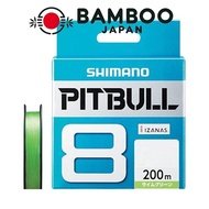 [ Direct from Japan ]Shimano (SHIMANO) PE Line Pitbull 8 Braided 200m 1.5 Lime Green 31.7lb PL-M68R 