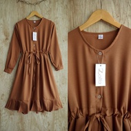 Zalfa Tunik Polos Wanita Muslim Kekinian By Ja Fashion