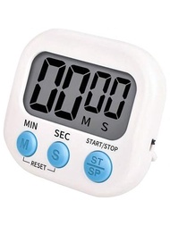 1入組攜帶式電子秒表計時器,具有倒數計時功能,視覺廚房提醒器