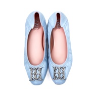 O&B รองเท้าหนังแกะ  รุ่น AUDREY CREST IN MESMERIZE BLUE-11087CS36618F_S4BLSM