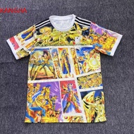 Soccer Uniform Short Sleeve National Team Japanese Teenager Dragon Ball One Piece Luffy Saiya Dragon