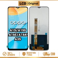 terbaru LCD OPPO A15 A15S A16K A35 Original Fullset TOUCHSCREEN mruah
