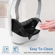 AMVR Face Cover for Pico 4 VR Headset Face Interface Bracket Replacement Washable Sponge Leather Pad