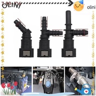 OLINI  Line Hose, PA12 Plastic 7.89 ID6 Hose Coupler, Durable 45° Bundy Tee Quick Release Connector