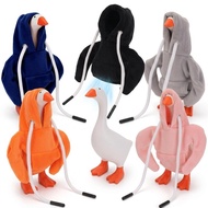 Cute Hoodie Duck Decoration | Magnet Removable Drawstring Hoodie Resin Figurine for Office Desk Home