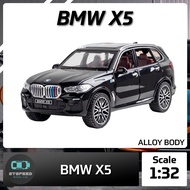 โมเดลรถเหล็ก BMW X5 ขนาด 1/32 มีไฟหน้าไฟท้าย มีเสียง เปิดประตูได้ โมเดลรถยนต์ รถเหล็กโมเดล โมเดลรถ
