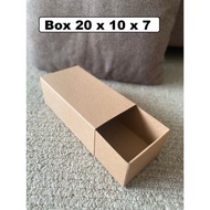 Kraft Slide Box 20x10x7cm