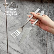 Fine Dining Restaurant Ins Style Steak Specific Cutlery Set