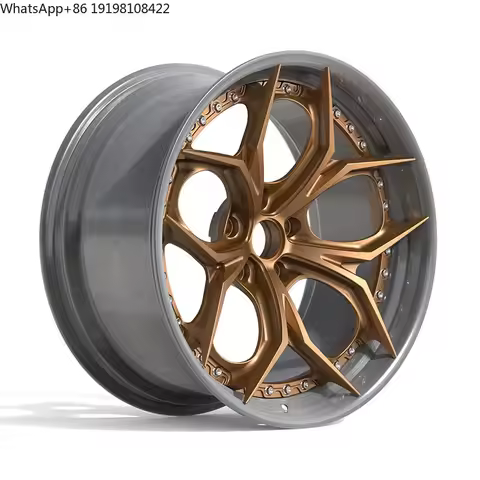 Mate Bronze Face Aluminum Alloy Forged Wheels 16 17 18 19 20 21 22 23 24 Inch 5x112 5x114.3 5x120 Ri