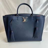 LV M54571 海軍藍Lockmeto托特包