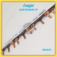 HAGER RELL BUSBAR COMB 3P KB363C 10MM