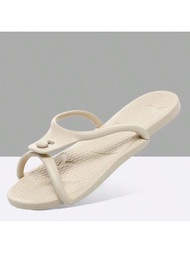 最新款夏季折疊拖鞋商務旅行便攜輕便EVA拖鞋柔軟底部海灘情侶滑動涼拖