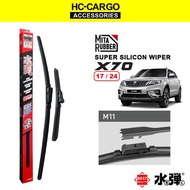 MITA MS2 Super Silicon Wiper Blades Water Repellent For X70 17/24 M11