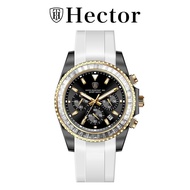 Hector Italy Jam Tangan Lelaki Mens Rubber Quartz Watch M-HEC500