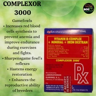 [RCG AGRIVET] COMPLEXOR 3000 / 10ML / VITAMIN B-COMPLEX MINERAL IRON DEXTRAN