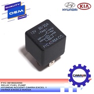 Relay Fuel Pump Hyundai Accent Cakra Excel 1 Verna Excel2 Avega