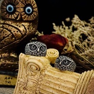 【經典系列】 貓頭鷹 owl 925純銀 戒指