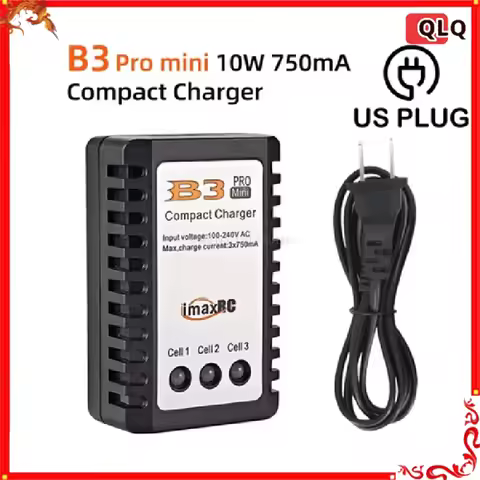 IMAX B3 pro Compact Lipo Battery Charger 7.4V 11.1V 2S 3S Universal 110-240V Power Supply for RC Hel