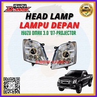 FASTLINK ISUZU DMAX 2007 PROJECTOR 3.0 / 2.5 HEAD LAMP LAMPU BESAR DEPAN LIGHT 100% NEW HIGH QUALITY