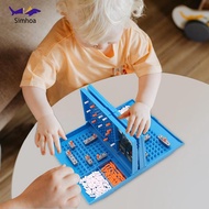 Simhoa Warship Classic Board Game 2 Player Strategy Board Game Educational Toy Party