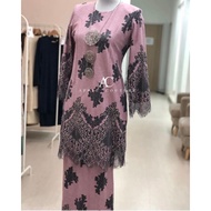 Preloved Apple Couture Bainon Kurung Lace size M