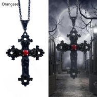 Orangesea Gothic Cross Necklac Religious Pendant Choker Cross Pendant Necklaces Gothic Cross Necklac