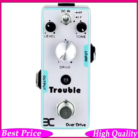 Trouble Electric Guitar Effect Pedal Overdrive Pedal Electronic Tube Distortion Tone Outstanding Gui