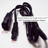 Ac Cord C14 to C7 Power Cable, Original copper and heat resistant cable