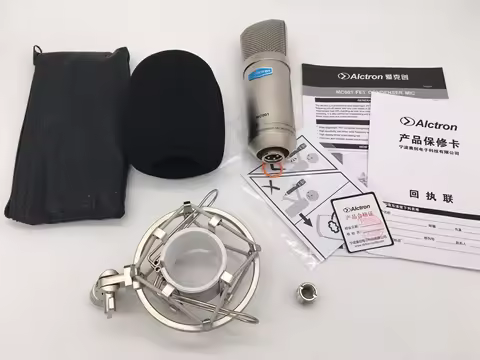 Original Alctron MC001 high performance FET wide-diaphragm condenser microphone pro recording studio