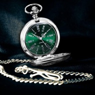 Gradient Retro Flip Pocket Watch Roman Character Automatic Necklace Quartz Men Women Wall Watch Stud