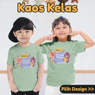JUAL Kaos Anak TK/Paud Custom Nama Dan Katalog Design Anak Dan Dewasa