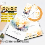 ❮SG Seller❯ Christian Chinese Bible verse A5 Notebook-与主同行