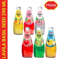 PRAN LAVILA BASIL SEED FRUIT DRINK 290 ML MANGO/KIWI/STRAWBERRY/LYCHEE/POMEGRANATE/COCKTAIL
