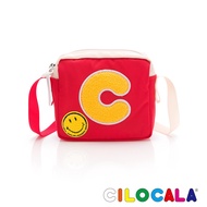 CILOCALA Version Bright Color Nylon Water Repellent SUTAJYAN Baseball Jacket Square Phone Bag-Red