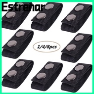 ESTRENAR 1/4/8Pcs Belt Buckle  Double Snaps Outdoor Heavy Duty