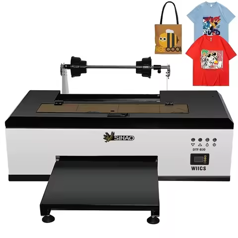SIHAO R1390/L1800 A3 DTF Printer Oven All-in-One for T-Shirt Fabric Textile Clothing Printing DTF Tr