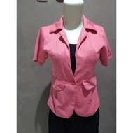 Women 's Short Sleeve Blazer