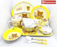 [ขายแยกชิ้น] Rilakkuma Meets Honey จานข้าวเด็กเมลามีน ริลัคคุมะ Superware ศรีไทยซุปเปอร์แวร์ x 1 ชิ้น  item sell SEPERATELY