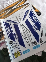 Tem rời FZ150i xanh trắng