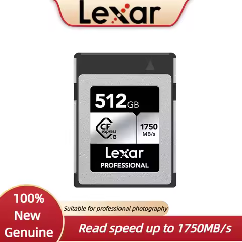 Lexar CFexpress Type B Silver Card 128GB 256GB 512GB CF Express Digital Memory Card for RAW 4K Video