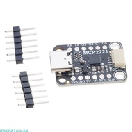 zwinz1aa USB Power MCP2221A Breakouts Board MCP2221A USB to GPIO Featuring GPIO ADC and I2C for Seam