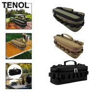 TENOL Camping Tableware Storage Bag Portable Organizer for Beach Party Travel Yard